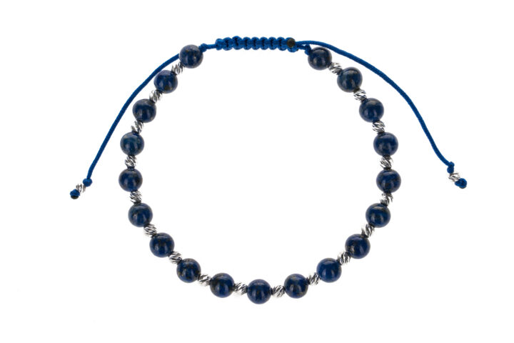 Brățară unisex Pardo din Argint & Lapis Lazuli - imagine 2