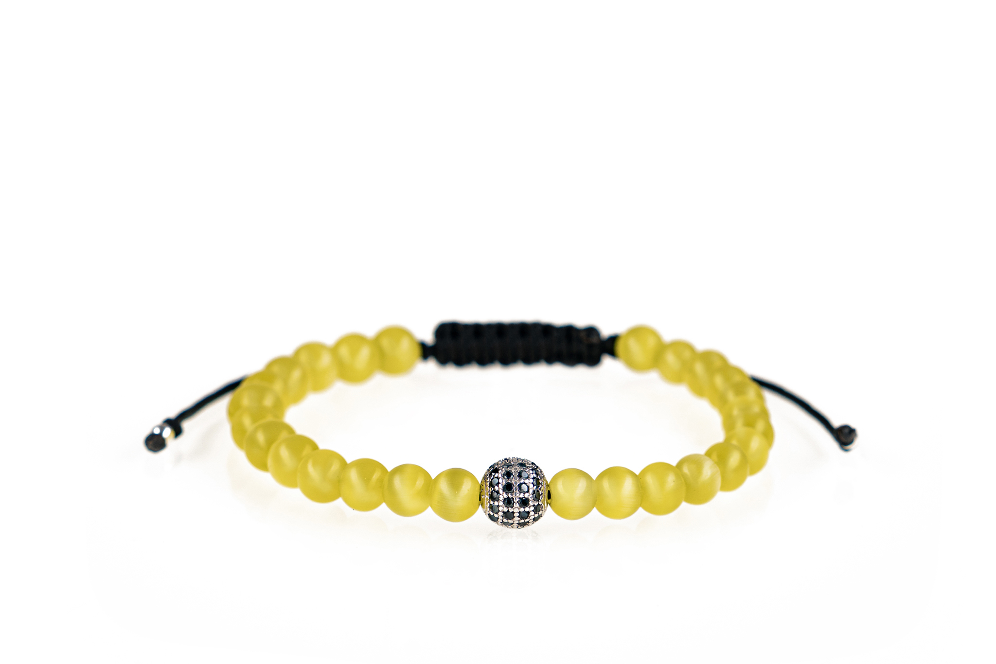 Brățară unisex Pardo realizată cu CZ Argint 925 și pietre semiprețioase Ochi de Pisica