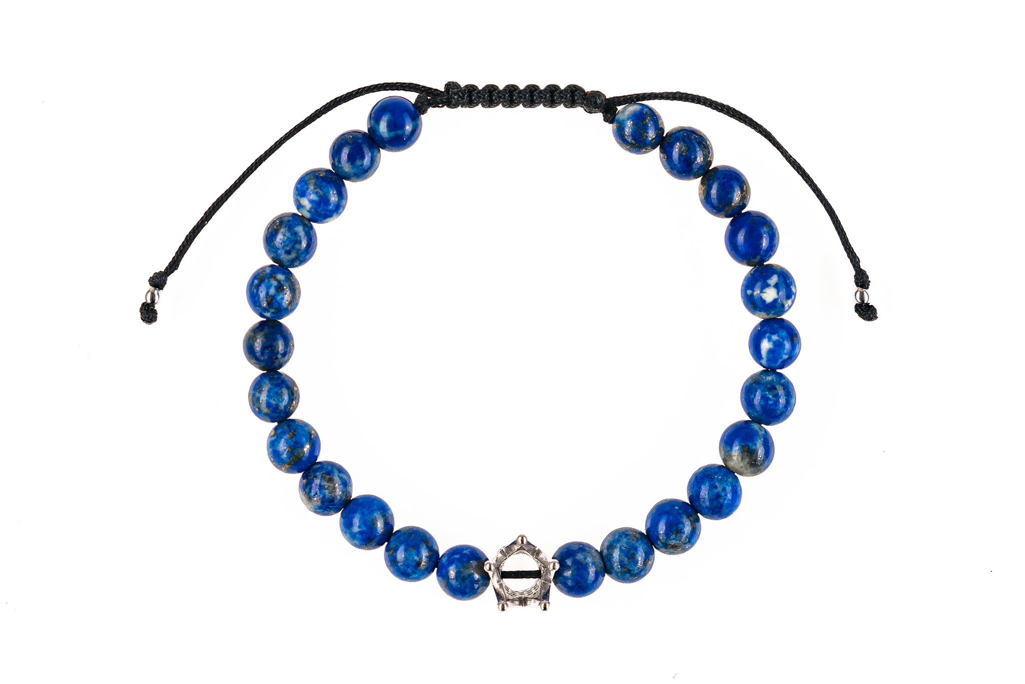 Brățară unisex Pardo realizată cu CZ Argint 925 și pietre semiprețioase Lapis Lazuli - imagine 2