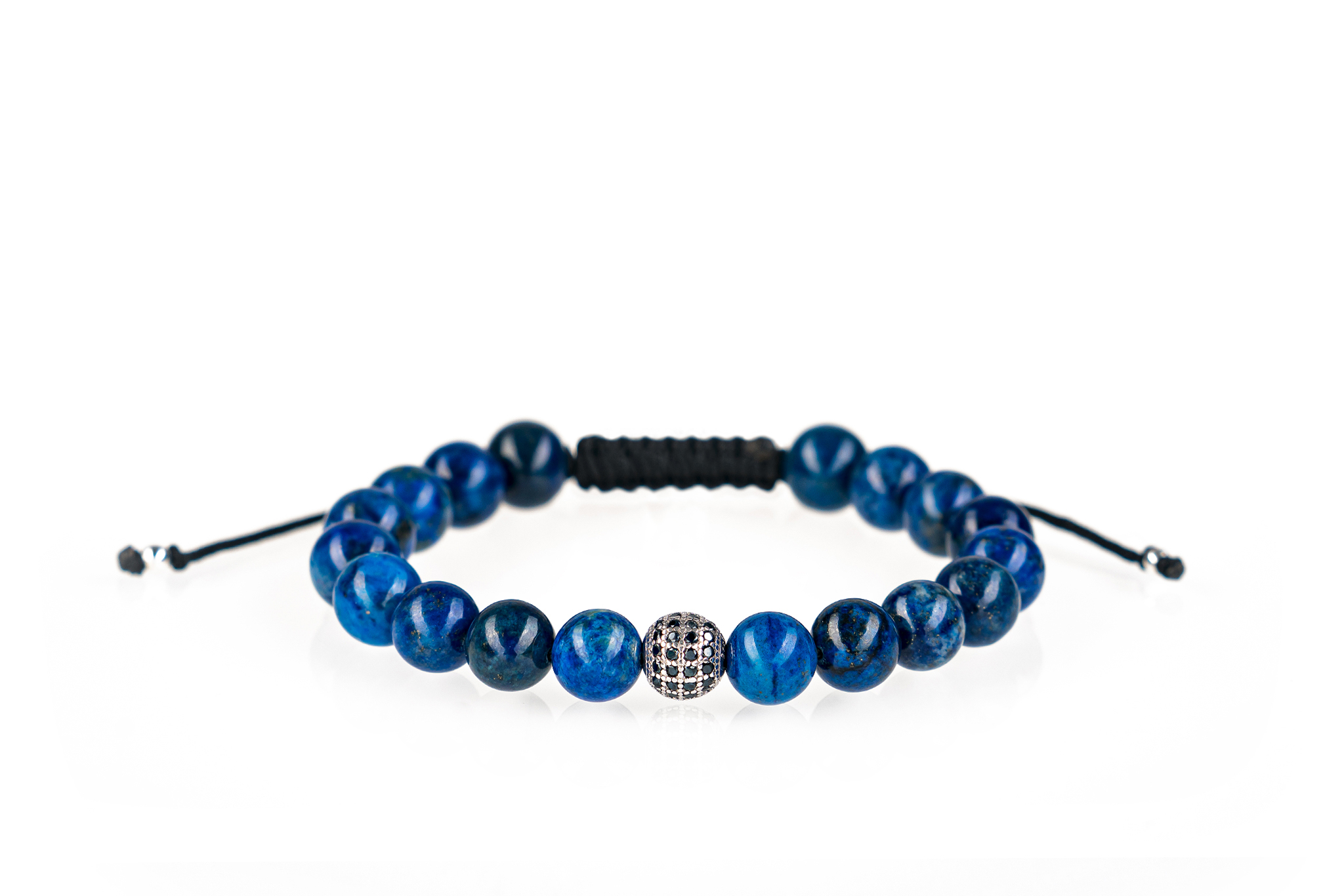 Brățară unisex Pardo realizată cu CZ Argint 925 și pietre semiprețioase Lapis Lazuli
