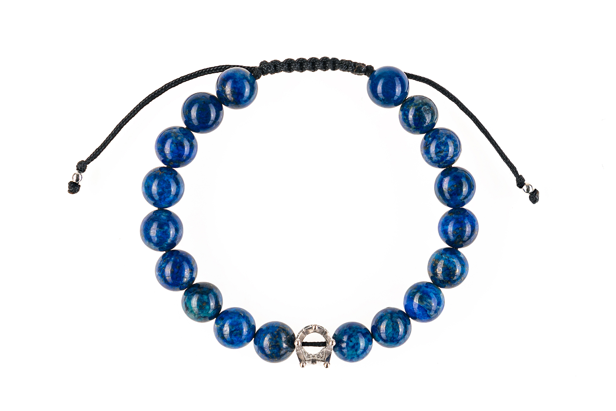 Brățară unisex Pardo realizată cu CZ Argint 925 și pietre semiprețioase Lapis Lazuli - imagine 2