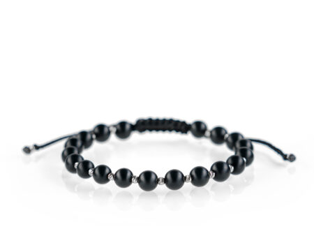 Brățară unisex Pardo din Argint & Onix Mat