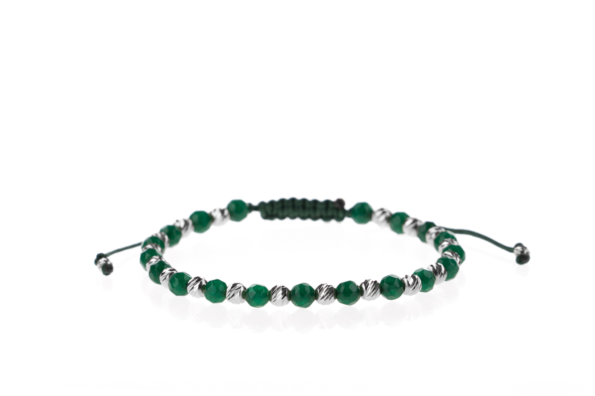 Brățară unisex Pardo din Argint & Jad Verde