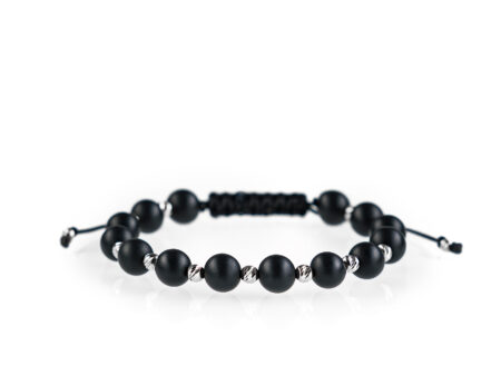 Brățară unisex Pardo din Argint & Onix Mat