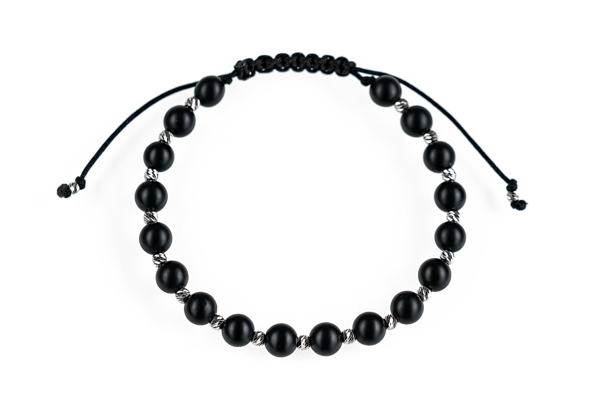 Brățară unisex Pardo din Argint & Onix Mat - imagine 3